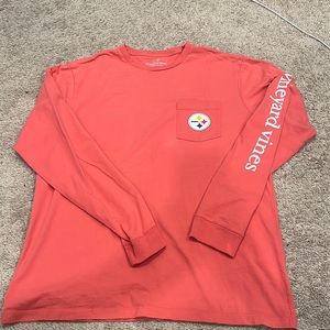 Mens long sleeve Steelers shirt